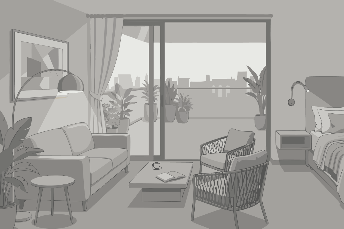 Chambre Triple - Vue sur Jardin